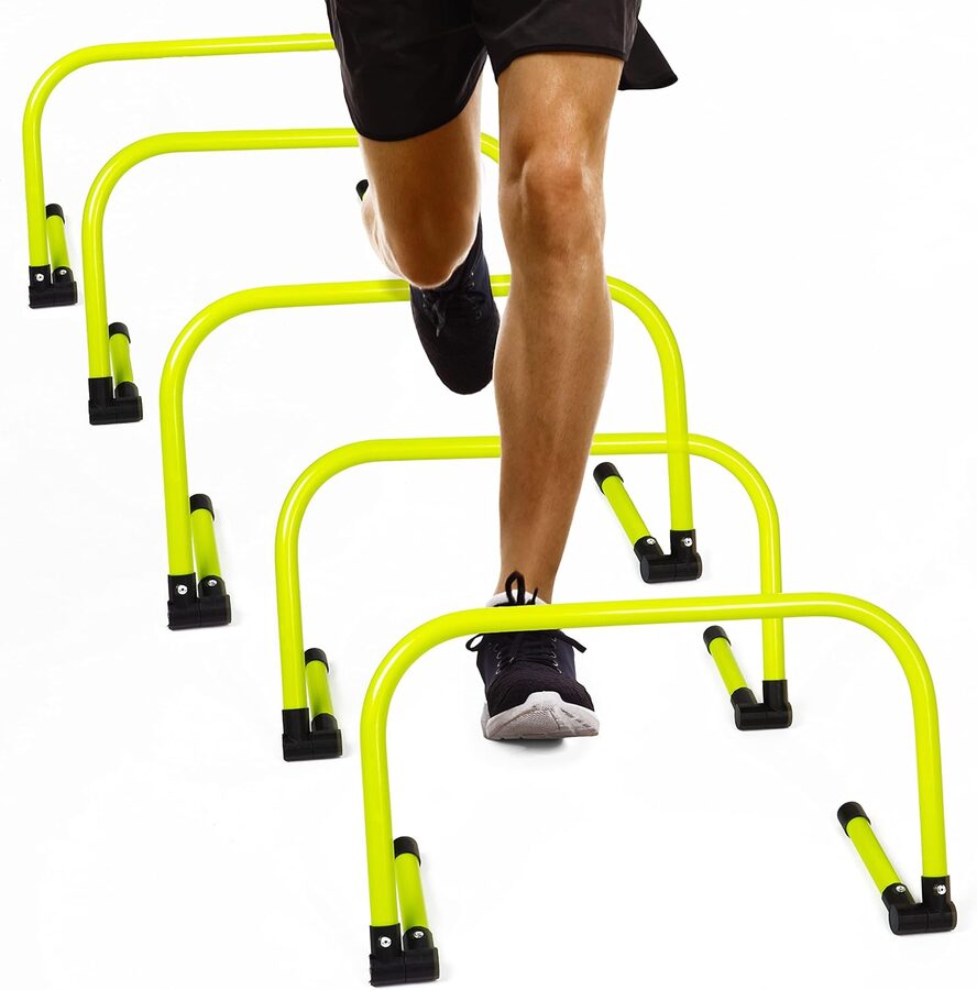 Body Sport Adjustable Athletic Speed Training Hurdles