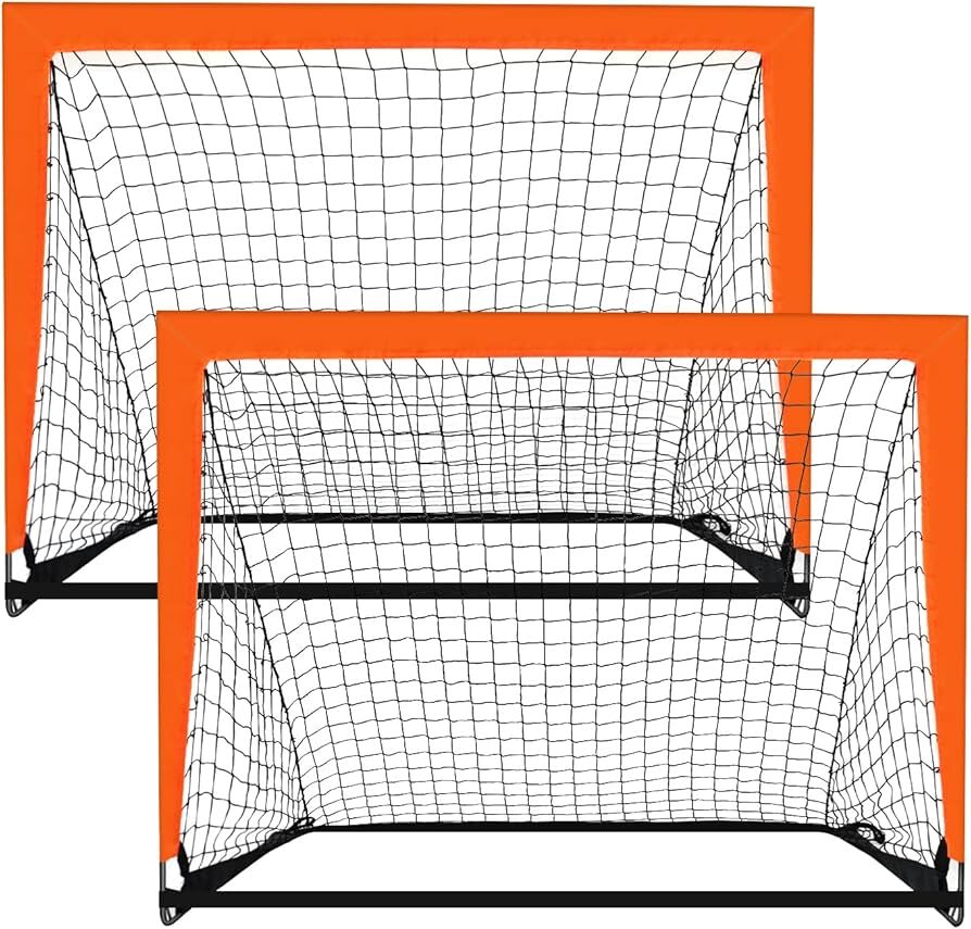 Sports Blackhawk Backyard Soccer Goal – Portable Pop Up Soccer Nets